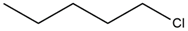 N-PENTYL CHLORIDE Chemical Structure